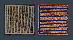 (2) by Shorty Robertson Jangala, Acrylic on Canvas (2), sold Jul 2023