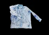 Nicolai Michoutouchkine, Hand-Painted Shirt, c.1980s, Ink/Dye on Fabric