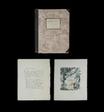 Lovis Corinth, (7), 'In Paradies (In Paradise)' portfolio with seven coloured lithographs and text pages