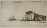 Thomas Friedensen, The Bridge, Sydney Harbour, 1928, Etching 3/85