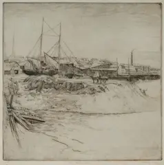 John Barclay Godson, The Reclamation, Etching 5/30