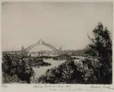 Douglas Pratt, Sydney Harbour, Aug, 1930, Etching 30/60