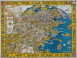 Russell Sydney Lloyd, The Sydney Harbour Bridge Map, 1932, Pub. Russell Sydney Lloyd; printed by John Sands, Druitt St, Sydney