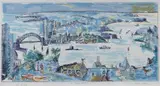 Charles Blackman, A Sydney Childhood, 1988, colour screenprint 20/96