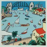 Peter Kingston, Sailor's Dream, 1988, S/Print A/P