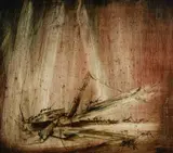 Grasshopper and Ants by Pro Hart, Oil on Board, sold May 2023