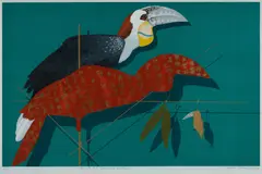 Graeme Townsend, Sign of the Sarawak Hornbill, 1982, S/Print 10/40