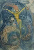 Rosaleen Norton, Witch's Vortex, Coloured Pencils