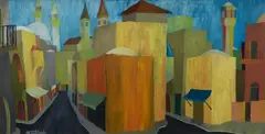 D. Kwiatkowski, Istanbul, Oil on Board