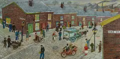 John Rosbottom, Lanky Spoken Here, 1983, Oil on Canvas Board