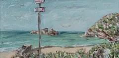 Sally West, Boat Beach, 2008, Oil on Canvas