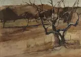 Harold Vincent Lane, Sunburnt Country, Oil on Canvas on Board