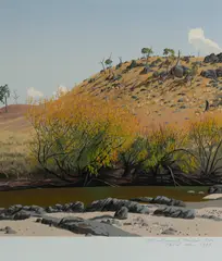 David Rose, Autumn at MacQuarie River, 1993, S/Print 29/80