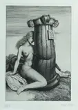 Neil Moore, Soft Column, 1996, Etching 3(?)/45