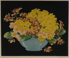Thomas Blaylock, Polyanthus, Colour Woodcut