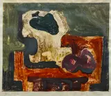 Bill Coleman, Still-life with Fruit, Monotype