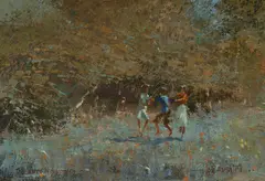 Dale Marsh, The Dance of Summer, 1978, Oil on Canvas on Board