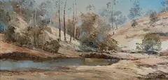 Fay Joseph, Toward Blayney [NSW], 1975, Oil on Canvas on Board