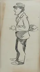 George Finey, Cavaliero Dattilo-Rubbo, Pen & Ink