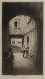 Lionel Lindsay, Arcadia Alley, Etching 39/50