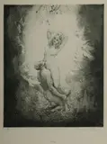 Virtue by Norman Lindsay, Facsimile Etching 208/550, sold May 2023