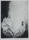 Virginity by Norman Lindsay, Facsimile Etching 201/550, sold May 2023