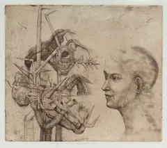 Jiří Anderle, Dialog, 1987, Etching XIII/L