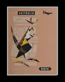 Harry Rogers, Qantas 'Australia' Travel Poster (Kangaroo)
