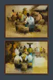 (2) by Alfredo Buenaventura, Oil on Canvas (2), sold May 2023