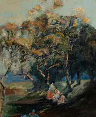 John Banks, A Summer's Day, Oil on Board
