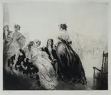 Norman Lindsay, Charles,' 1925/6, Drypoint Etching 35/38