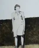 Patrick Hartigan, Woman and Hedge, 2010, Oil on Linen