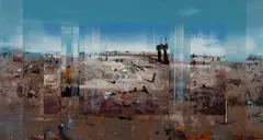 Age Sentinels by Ken Johnson, Oil on Board, sold Mar 2023