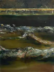 Untitled (Landscape) by Geoffrey Dyer, Oil on Canvas, sold Mar 2023