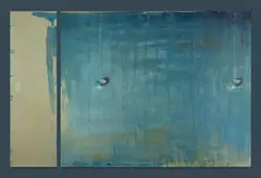 Thornton Walker, A Letter to a Dying Man I, 2003, Oil on Canvas (2 Panels)