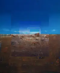 Ken Johnson, Gibber Plain, 1997, Oil on Canvas