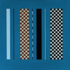Andrew Christofides, Blue Painting No. 4, 1992, Acrylic on Canvas