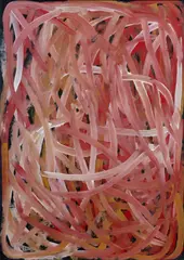 Emily Kame Kngwarreye, Bush Yam Awelye, 1995, Acrylic on Linen