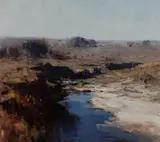 Ken Knight, Creek Bed, near Jindabyne [NSW], Oil on Board
