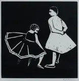 Robert Dickerson, Ballerina and Instructor, Linocut A/P