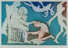 Prodigal Son by Arthur Boyd, Coloured Etching 12/30, offered Mar 2023