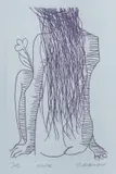 Charles Blackman, Nude (Purple), Etching 13/75