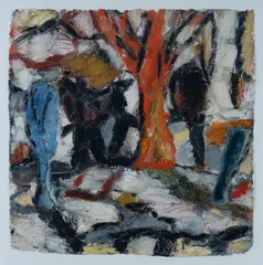 Ross Laurie, Gara V, 2008, Oil Stick on Paper