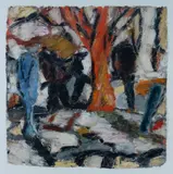 Ross Laurie, Gara V, 2008, Oil Stick on Paper