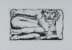 Rectangular Nude by Joe Furlonger, 1982, Lithograph 3/6, offered Mar 2023