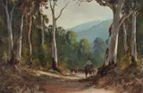 Kevin Best, High Country Muster, Oil on Board