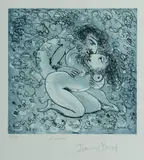David Boyd, Lovers, 1986, Aquatint 75/75