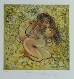 David Boyd, Lovers, 1986, Aquatint 75/75