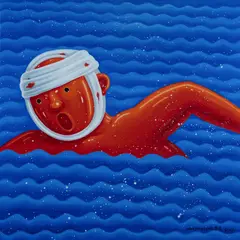 Jingdong Shen, Move On, 2012, Oil on Canvas