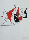 Stabiles by Alexander Calder, 1963, Lithograph in Colours H.C, sold Mar 2023